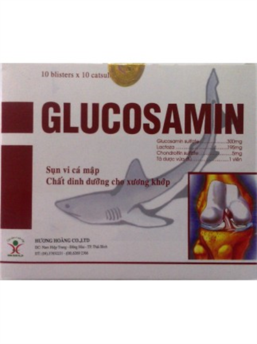 Вьетнамские капсулы глюкозамин и хондроитин Glucosamine 500мг