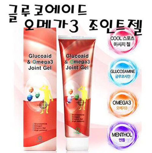 Масло для холодного массажа Glucoaid & Omega 3 Joint Gel Korea